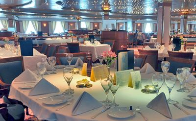 Coral Princess dining room